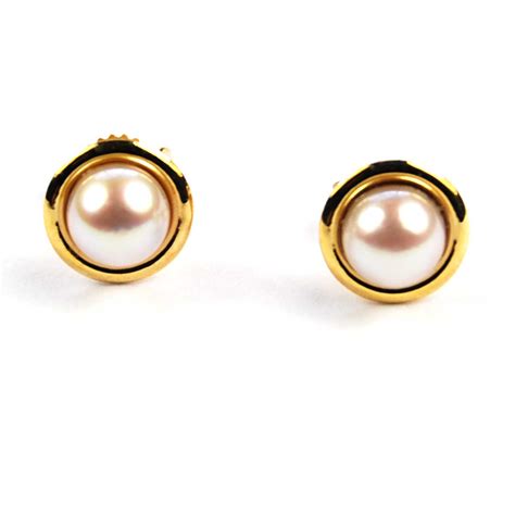 Cultured Pearl Stud Earrings - Mark Parkhouse Antiques & Jewellery