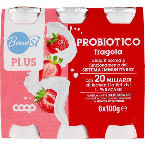 Yogurt Da Bere Alla Fragola Probiotico Plus Coop Bene Si X G