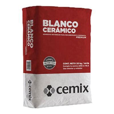 Adhesivo Blanco Cer Mico Cemix Harmak