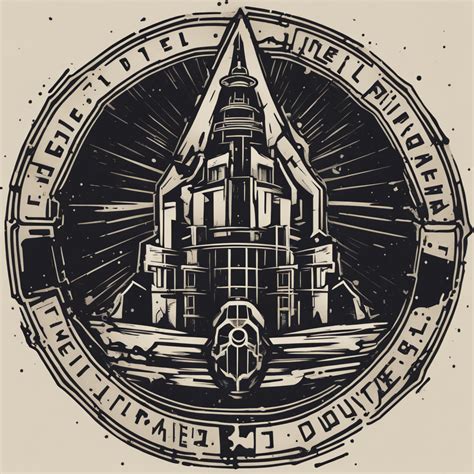KREA AI - a stylized metal-stamped logo for an industrial di...