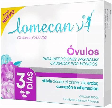 Lomecan V Clotriamazol 200 Mg 3 Ovulos Farmacias Klyns