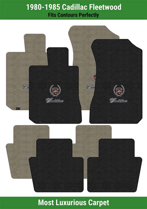 Lloyd Luxe Front Rear Mats For 80 85 Fleetwood W Cadillac Crest 2