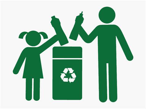 Plastic Bottle Dustbin Sign , Free Transparent Clipart - ClipartKey