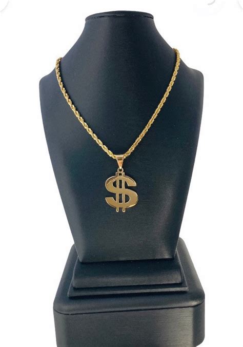 Gold Chain Money Sign