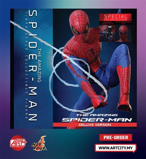 Hot Toys The Amazing Spiderman 1 6th Scale Deluxe Special
