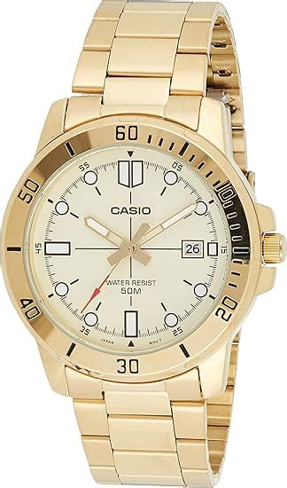 Casio MTP VD01G 9EV Men S Enticer Gold Tone Stainless Steel Gold Dial