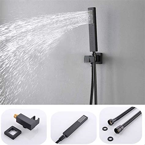 Enga Shower Jets System With Wall Mount 12 Inch Rain Shower Head And