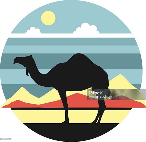 Unta Di Padang Pasir Ilustrasi Stok - Unduh Gambar Sekarang - Alam ...