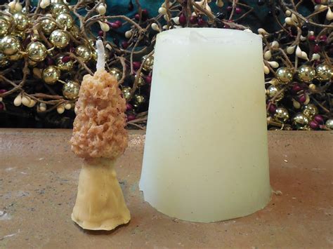 Marias Morel Mushroom Votive 1 Cavity Silicone Mold 1316 Van Yulay