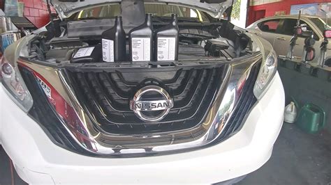 How To Change Transmission Fluid For Nissan Murano Cvt Youtube