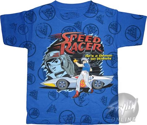 Speed Racer Demon On Wheels Juvenile T Shirt