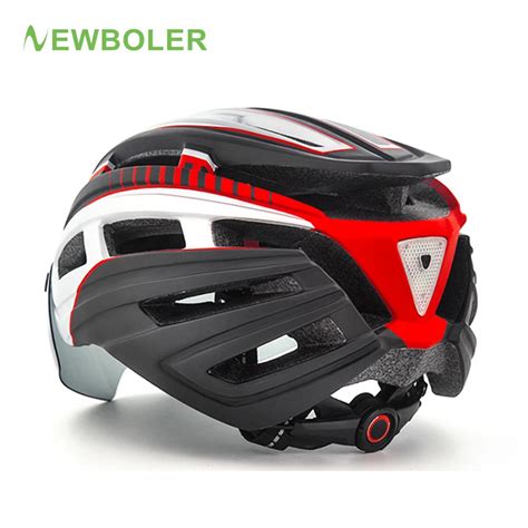 Newboler Kask Rowerowy M Czyzna Kobiet Led Light Kask G Rski Rower