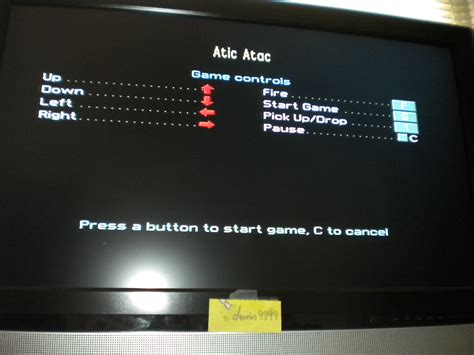 Score On Atic Atac For Sinclair Zx Spectrum By Darrin Lvl Up Score