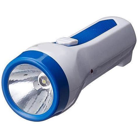 Plastic Cool White Warm White Rechargeable Led Torch Light Battery Type Lithium Ion At ₹ 130