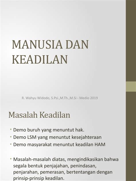 7 Manusia Dan Keadilan Pdf