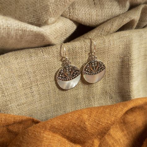 Filigree Silver Earrings | Authentic Indonesian Silver Jewellery