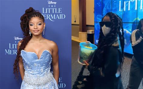 Halle Bailey Se Cuela En Sala De Cine De La Sirenita Y No La