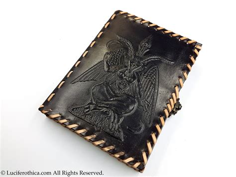 Baphomet Leather Journal Spellbook