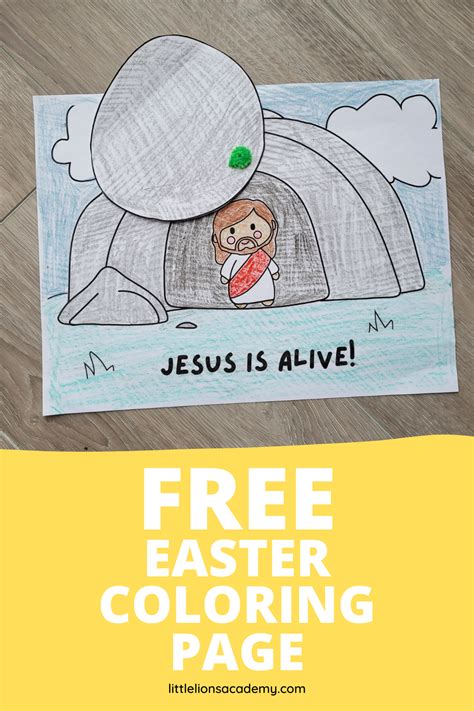 Free Easter Coloring Page Artofit