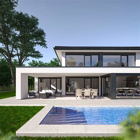 Einfamilienhaus Hanghaus Klaus Modern Edelstahlpool Luxushaus Mit Pool