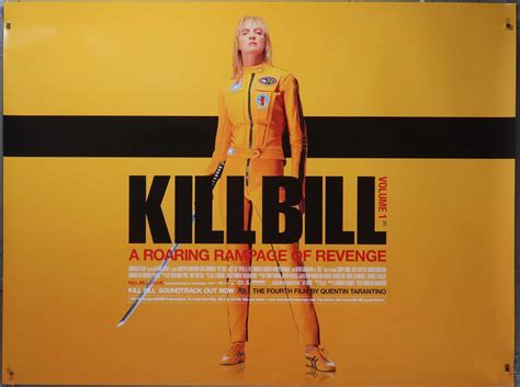 Kill Bill Vol 1 Original Movie Poster Uk Quad 40x30 Simon Dwyer