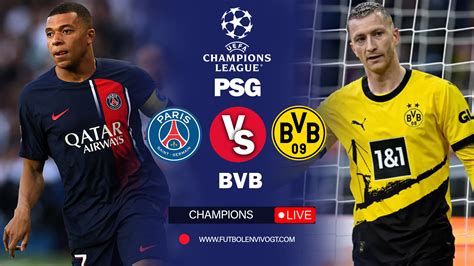 Mira Aqu Borussia Dortmund Vs Psg Semifinal Ida Champions En Vivo