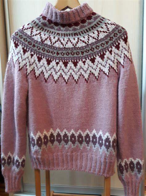 Pull Islandais Avec Motif Scandinave De Pull En Laine De Etsy