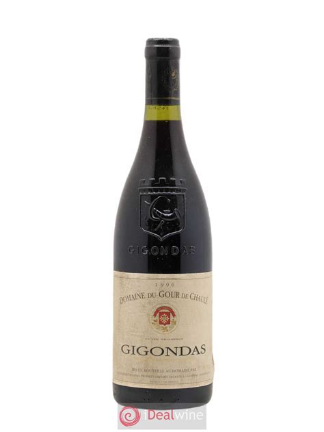 Acheter Gigondas Domaine Du Gour De Chaule 1990 Lot 6450