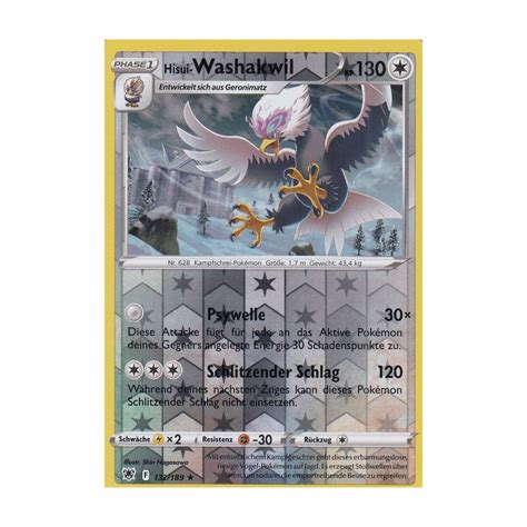 Hisui Washakwil Reverse Holo Astralglanz Pokemon Karte Kaufen