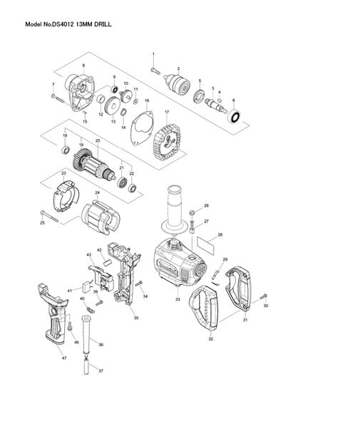 Part Diagram DS4012 Makita My