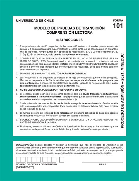 2021 20 06 11 Modelo Comprension Lectora MODELO DE PRUEBAS DE