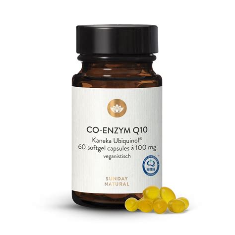 Co Enzym Q Ubiquinol Mg Veganistisch Softgel Capsules