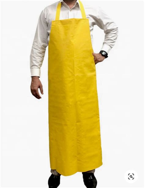 Ssww Pvc Yellow Safety Apron Size 2436 For Hospital Rs 3500