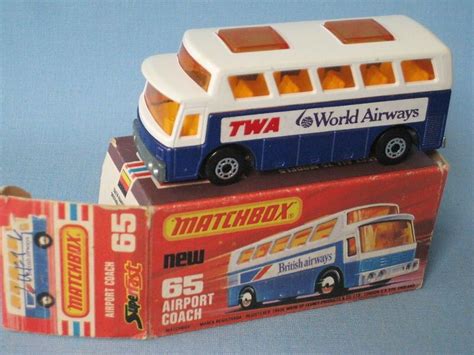 Matchbox Twa Airport Bus Matchbox Cars Old School Toys Matchbox