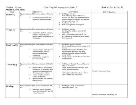 Ufli Lesson Plan Template