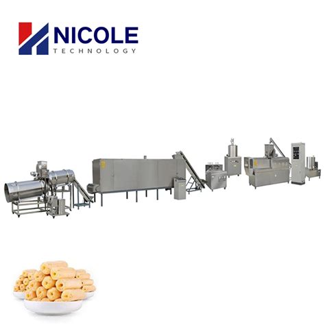 Plc Automatic Potato Chips Puffed Food Microwave Drying Puffing And