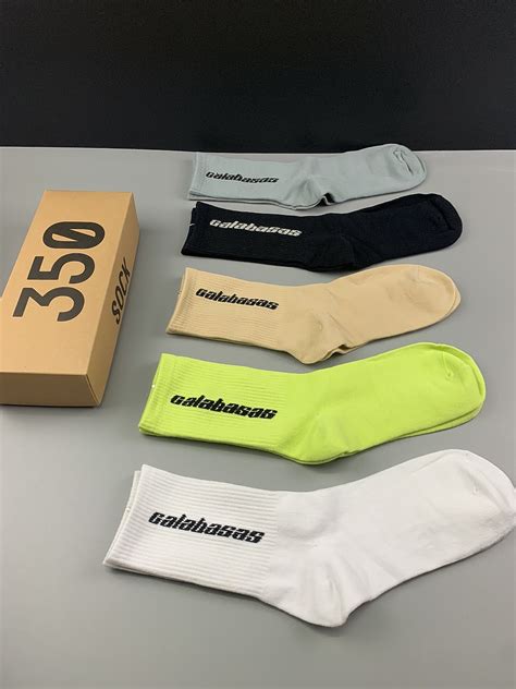 Adidas Yeezy 350 Socks 5pcs Sets 441000 Replica