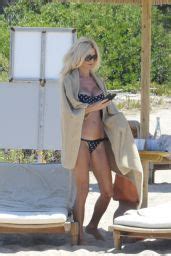 Victoria Silvstedt Bikini Candids Beach In Sardinia 8 8 2016 CelebMafia