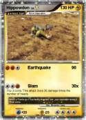 Pokémon Shiny Hippowdon - Sand Feild - My Pokemon Card