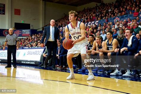 St Marys Gaels Guard Tanner Krebs Spots Up A Three Point Shot As