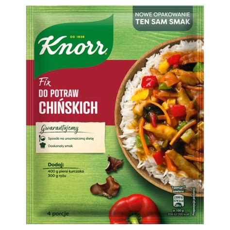 Knorr Fix Do Potraw Chi Skich G Szt Kg Knorr Spar