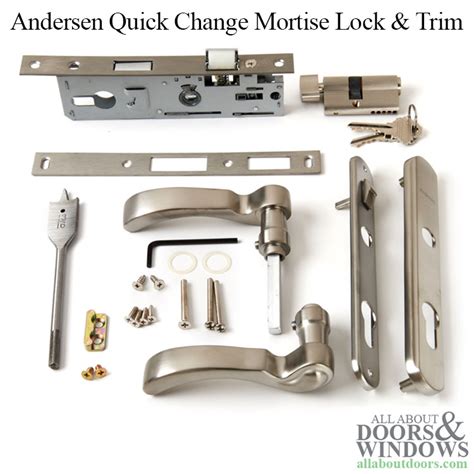 Andersen Mortise Lock Handle Set Replacement Kit