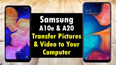 Transfer Pictures And Video To Computer From Android Phone Samsung A10e A20 A50 A70 Youtube