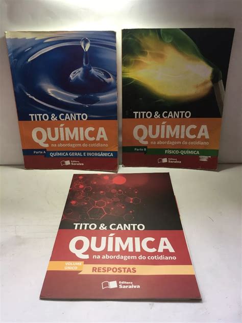 Box Completo Tito Canto Volume Unico Quimica Na Abordagem Mebuscar Brasil