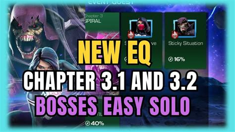 Mcoc New Eq Silk Boss And And Kindred Boss Easy Takedowns Marvel