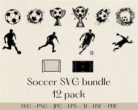 Soccer SVG Bundle Soccer SVG Soccer SVG Cut Files For Cricut Soccer