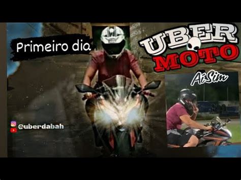 MEU PRIMEIRO DIA NA UBER MOTO AO VIVO YouTube