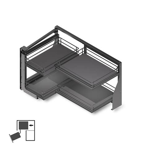 Emuca Rinconero Extra Ble Ngulo Titane Para Muebles De Cocina