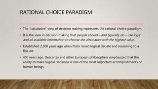 Decision Making And Creativity PPT