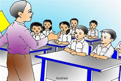 Gambar Kartun Guru Sedang Mengajar Murid Nya - 52+ Koleksi Gambar